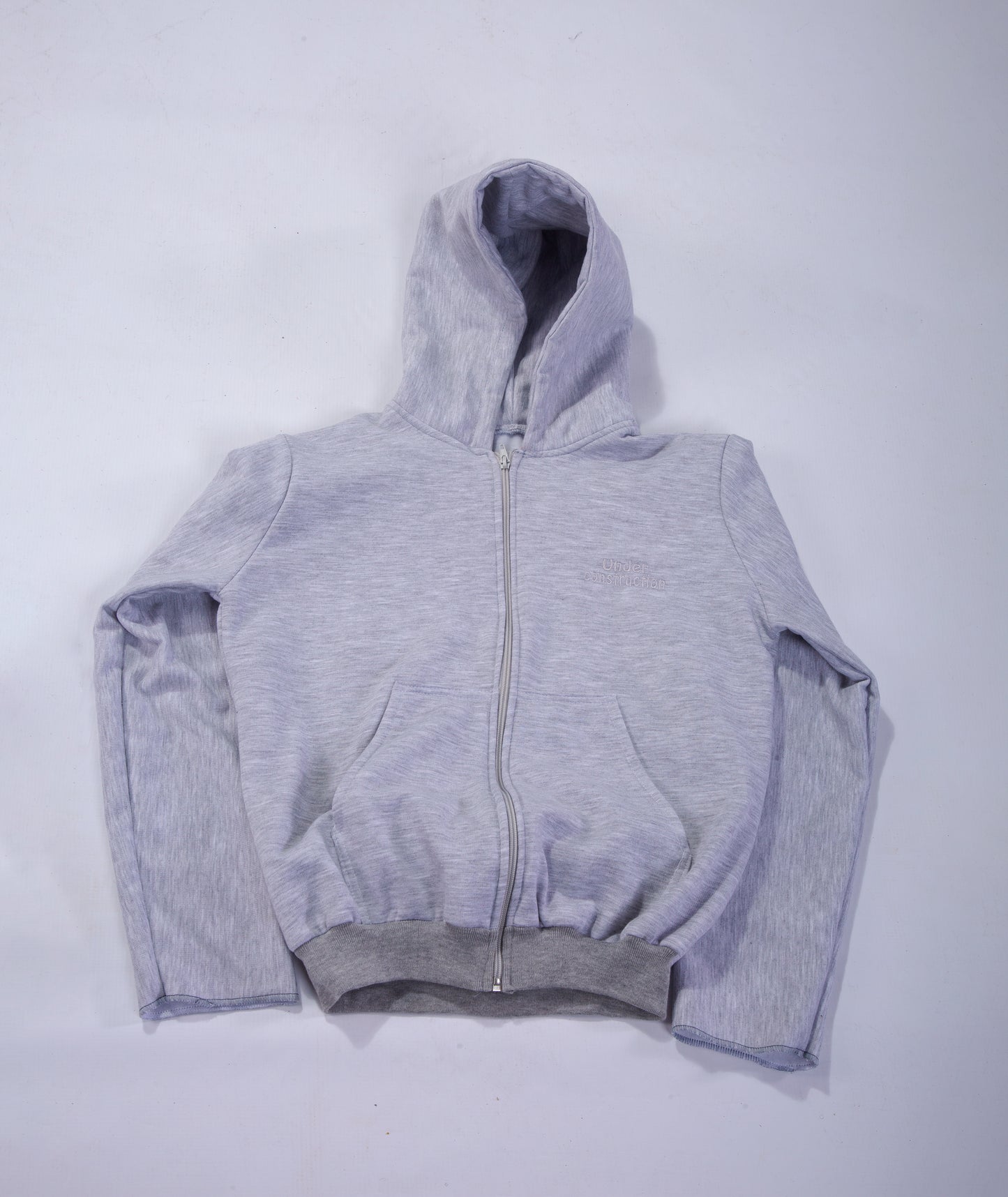 Relaxed Zip-Up - Concrete Hue