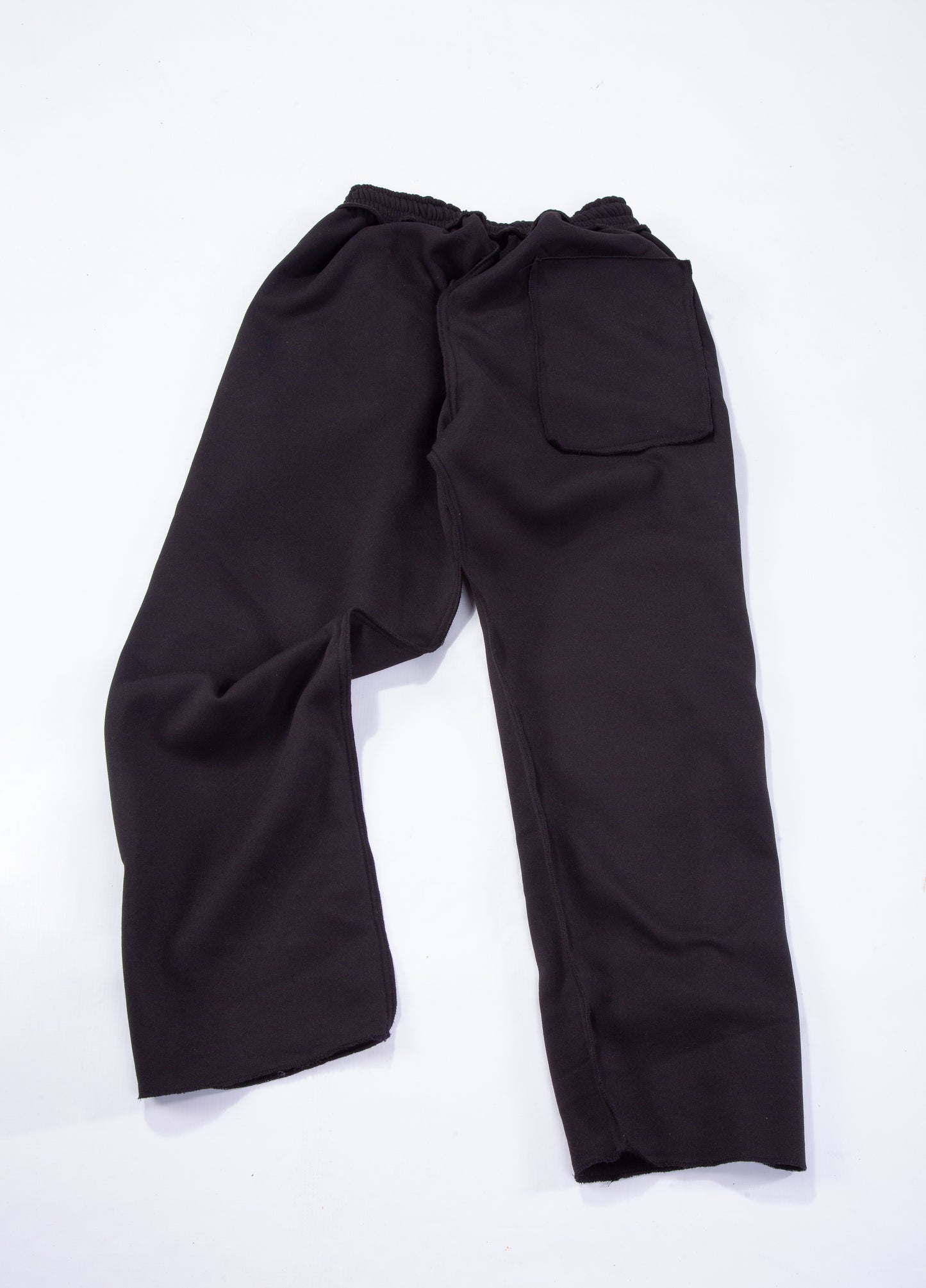 Inside Out Stitched Sweatpants - Phantom Black
