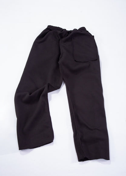 Inside Out Stitched Sweatpants - Phantom Black