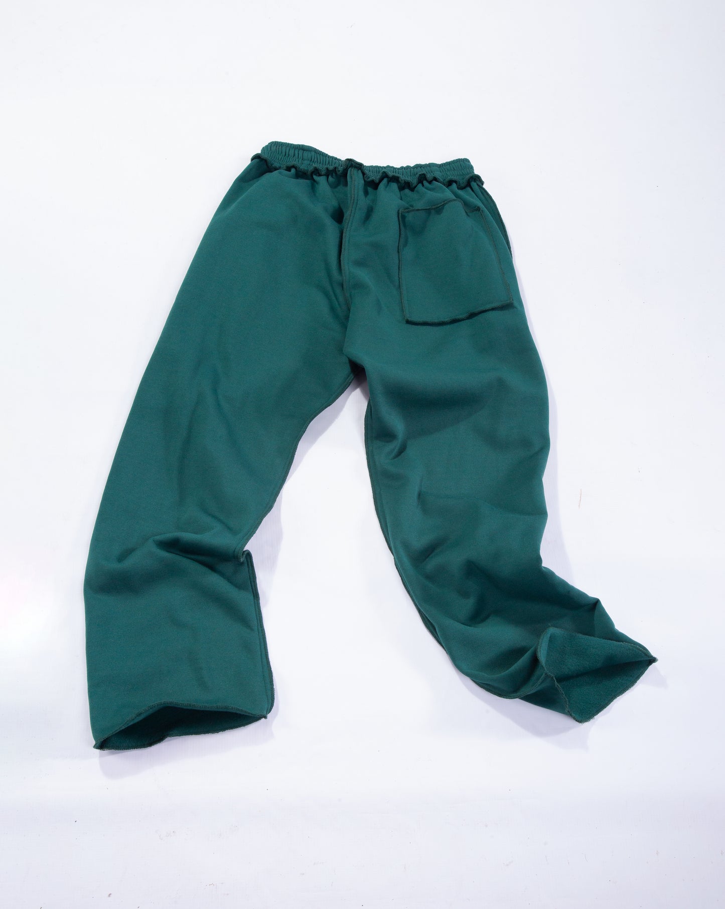Inside Out Stitched Sweatpants - Evergreen Fade