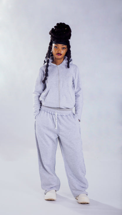 Inside Out Stitched Sweatpants - Concrete Hue