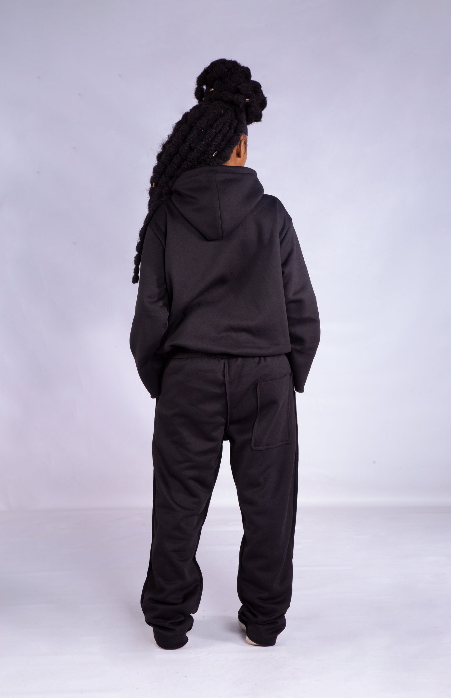 Relaxed Zip-Up - Phantom Black