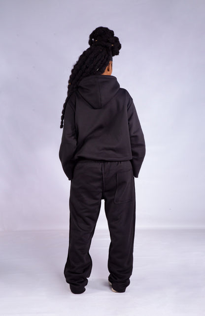 Relaxed Zip-Up - Phantom Black